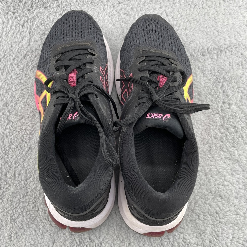 Asics Flytefoam Running Shoe Womens 8.5 Black Pink Training Trail Sneaker Hiking - Picture 5 of 10